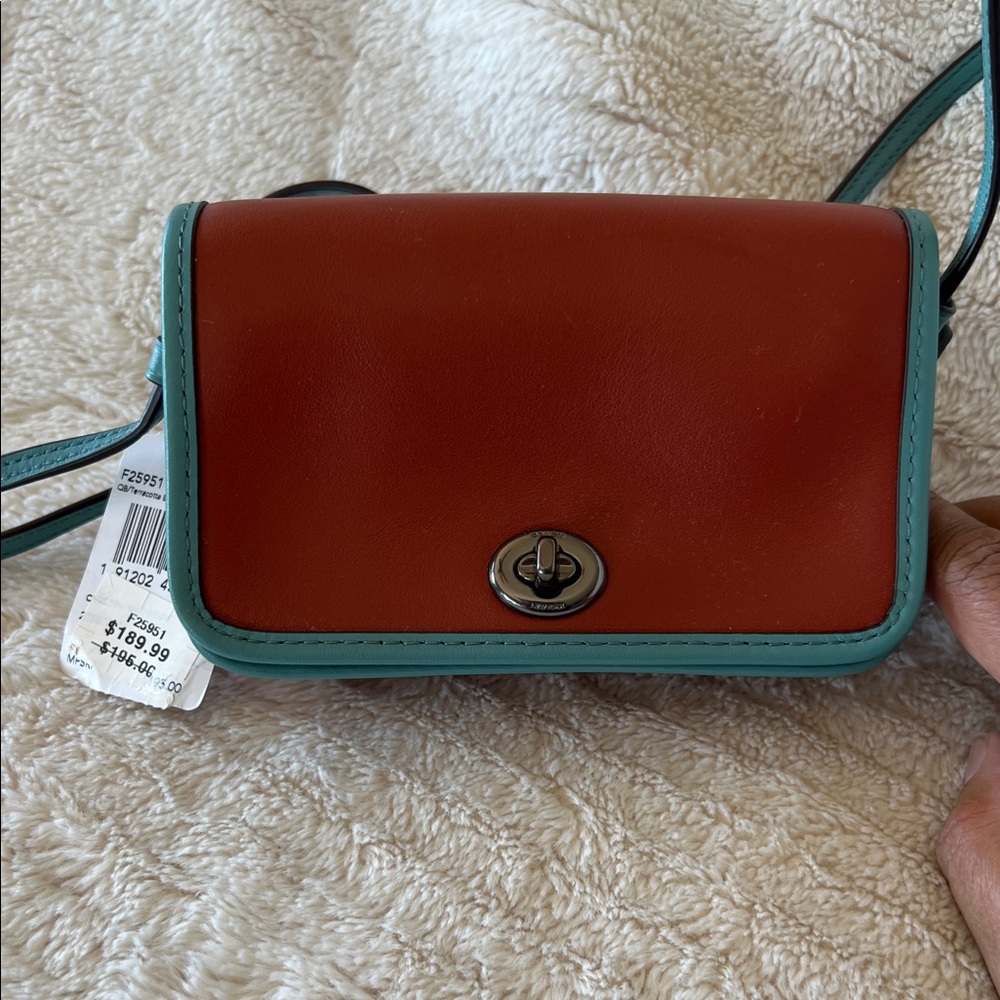 Coach Two Tone Mini Crossbody Bag